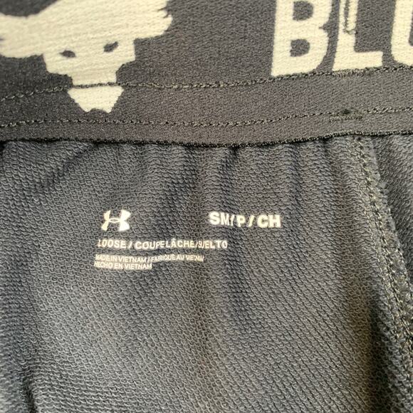 Under Armour Jogger Mens S Small Black Loose Project Rock Terry Active Pants - Picture 7 of 12